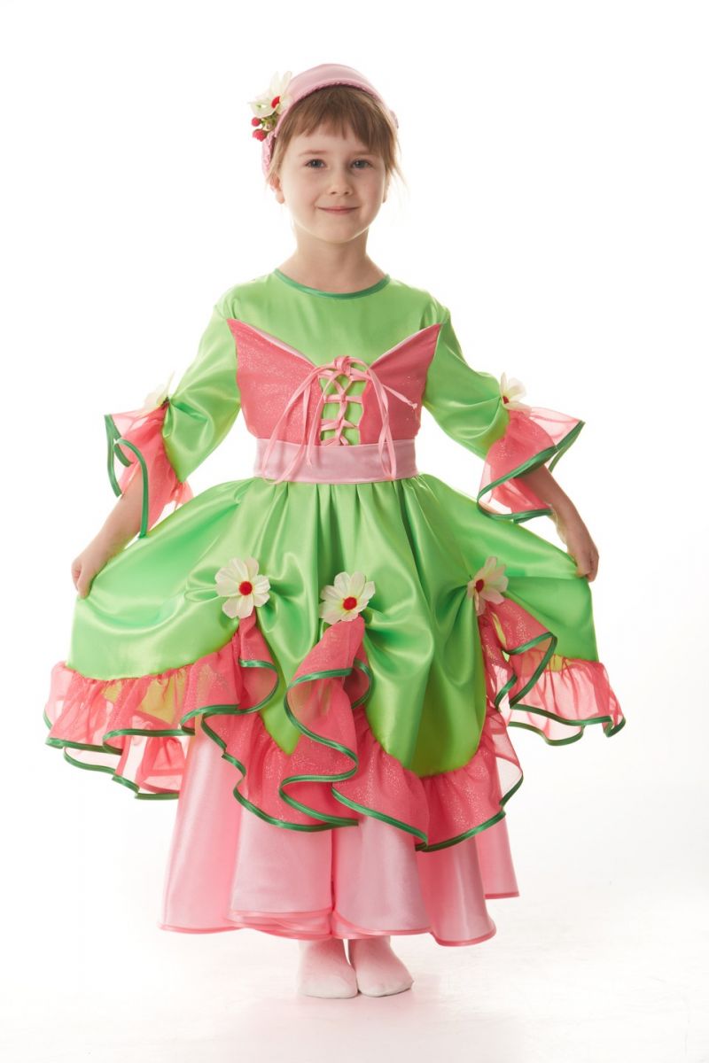 Масочка - «Весна розовая» карнавальный костюм для девочки / фото №513
