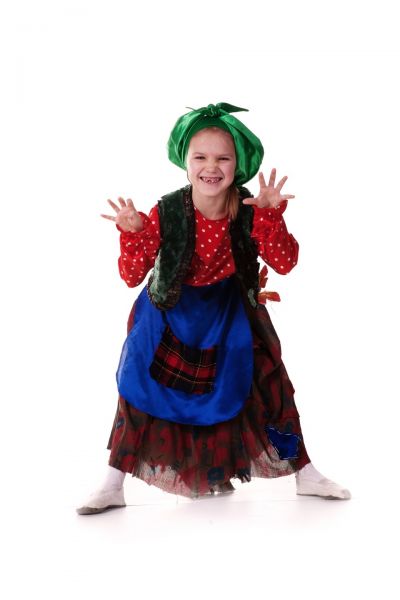 «Баба-Яга» карнавальный костюм для девочки