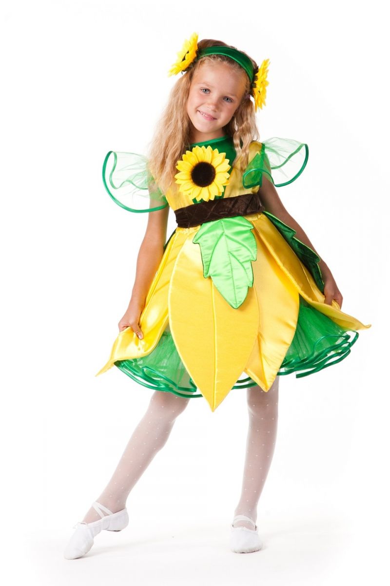 Масочка - «Соняшник» карнавальний костюм для дівчинки / фото №564