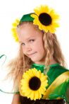 «Соняшник» карнавальний костюм для дівчинки - 565