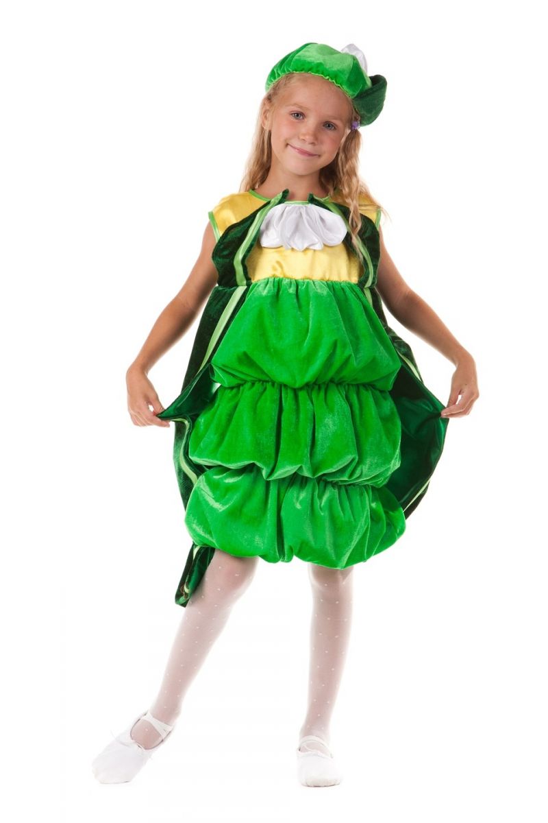 Масочка - «Квасоля» карнавальний костюм для дівчинки / фото №577