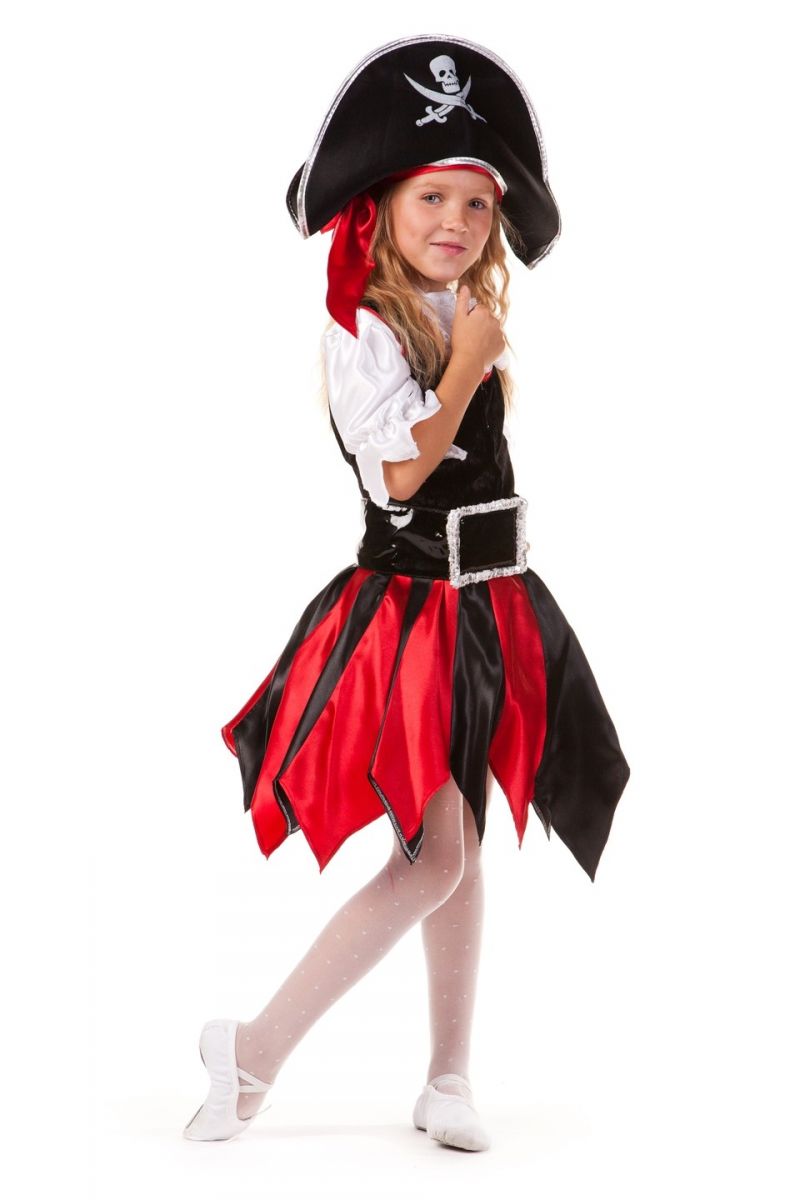 Масочка - «Дерзкая пиратка» карнавальный костюм для девочки / фото №582