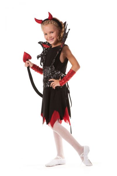 Чертовка «Роковая» карнавальный костюм для девочки