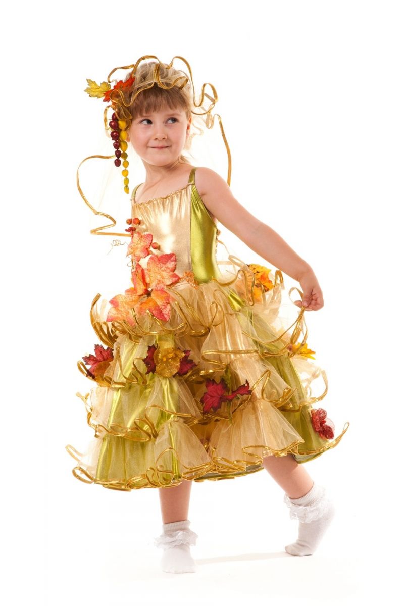 «Золотая осень» карнавальный костюм для девочки