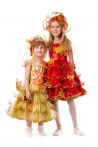 «Осень багряная» карнавальный костюм для девочки - 601