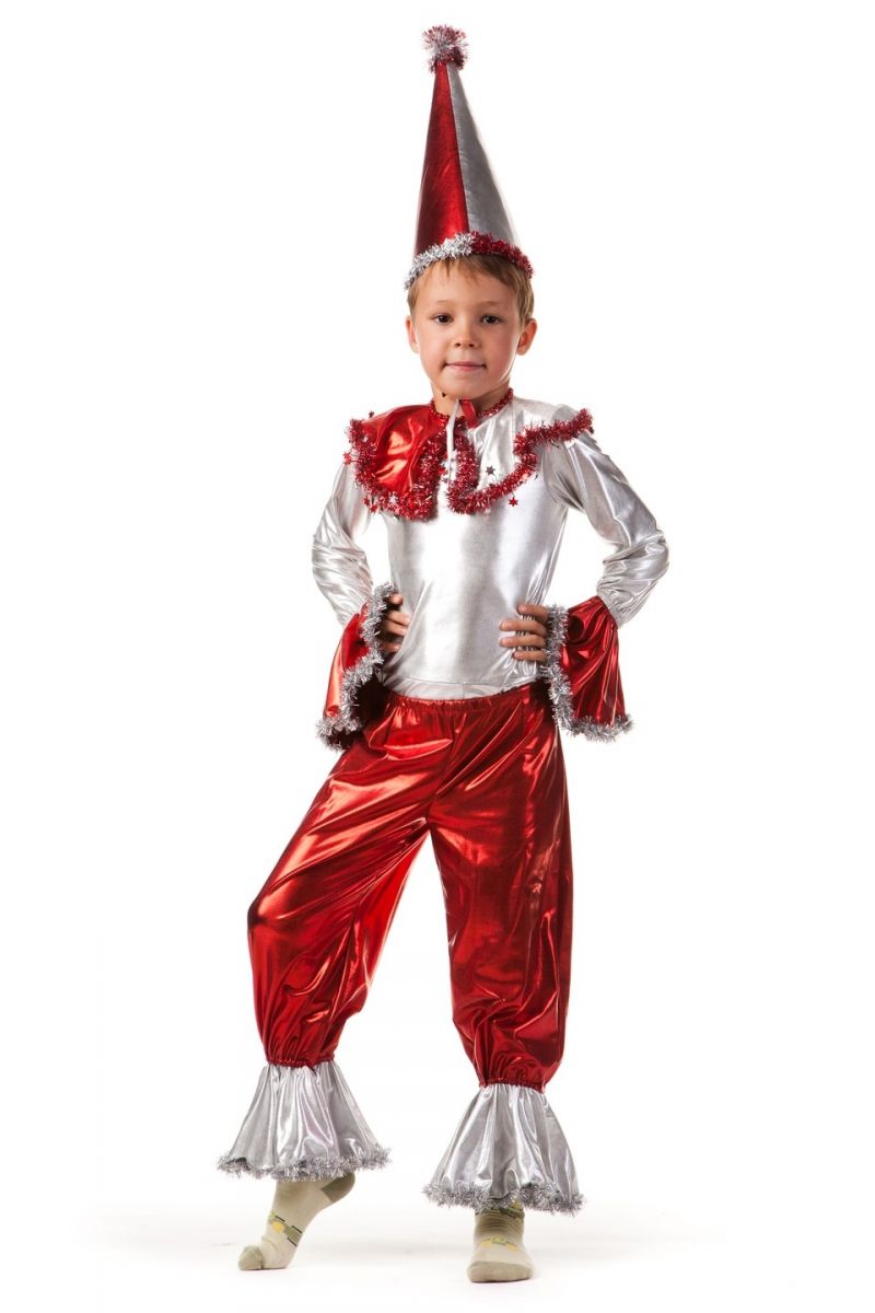 «Арлекин красный» карнавальный костюм для мальчика