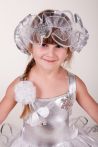 Снежинка «Серебро» карнавальный костюм для девочки - 648