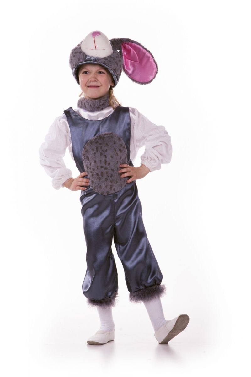 Масочка - «Зайка серый» карнавальный костюм для мальчика / фото №736