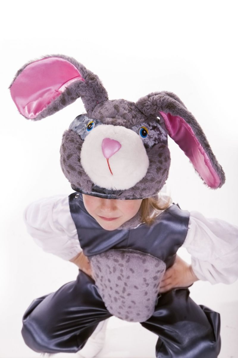 Масочка - «Зайчик сірий» карнавальний костюм для хлопчика / фото №737