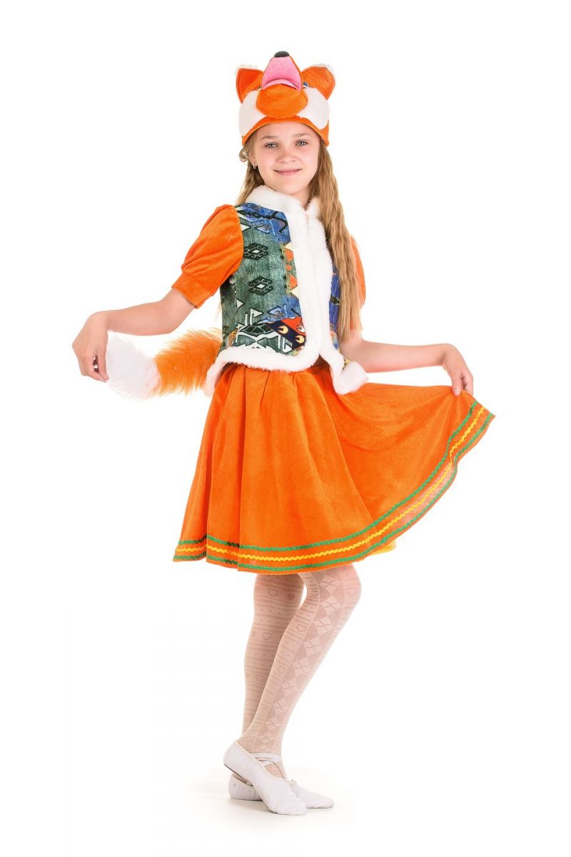Масочка - «Лисичка-сестричка» карнавальный костюм для девочки / фото №754