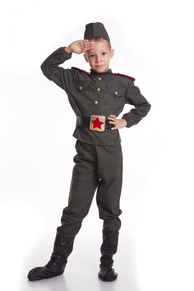 «Военный» карнавальный костюм для мальчика