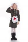 «Військова медсестра» карнавальний костюм для дівчинки - 788