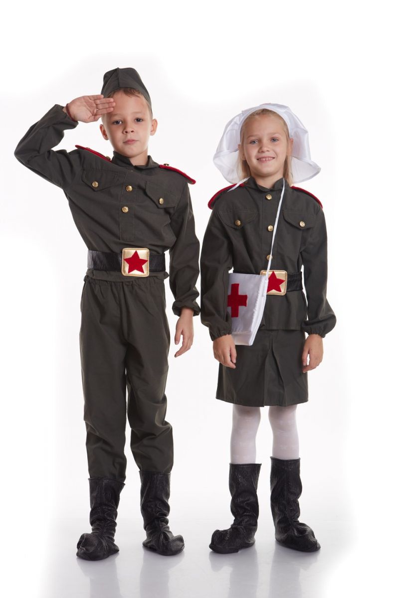 Масочка - «Військова медсестра» карнавальний костюм для дівчинки / фото №789