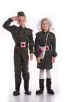 «Військова медсестра» карнавальний костюм для дівчинки - 789