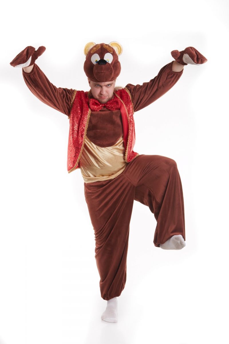 Масочка - «Миша косолапый» карнавальный костюм для взрослых / фото №825