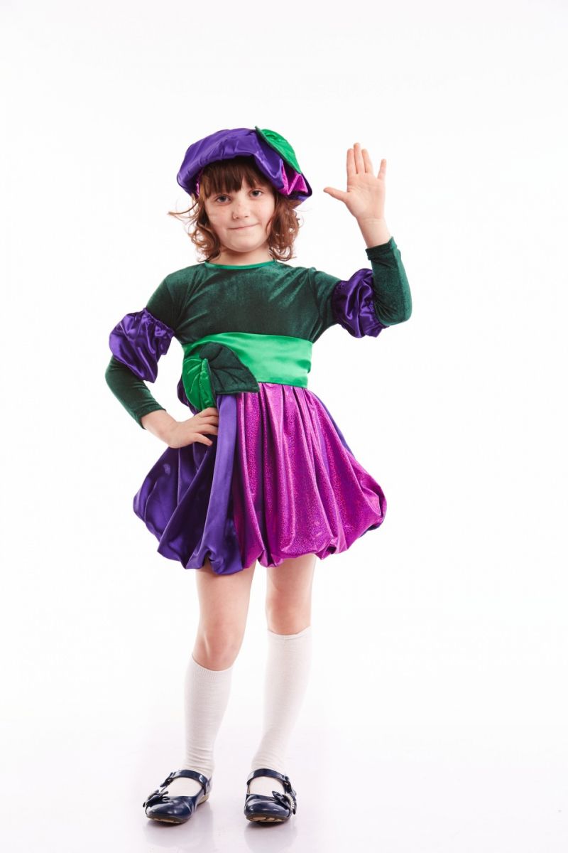Масочка - «Слива» карнавальний костюм для дівчинки / фото №835