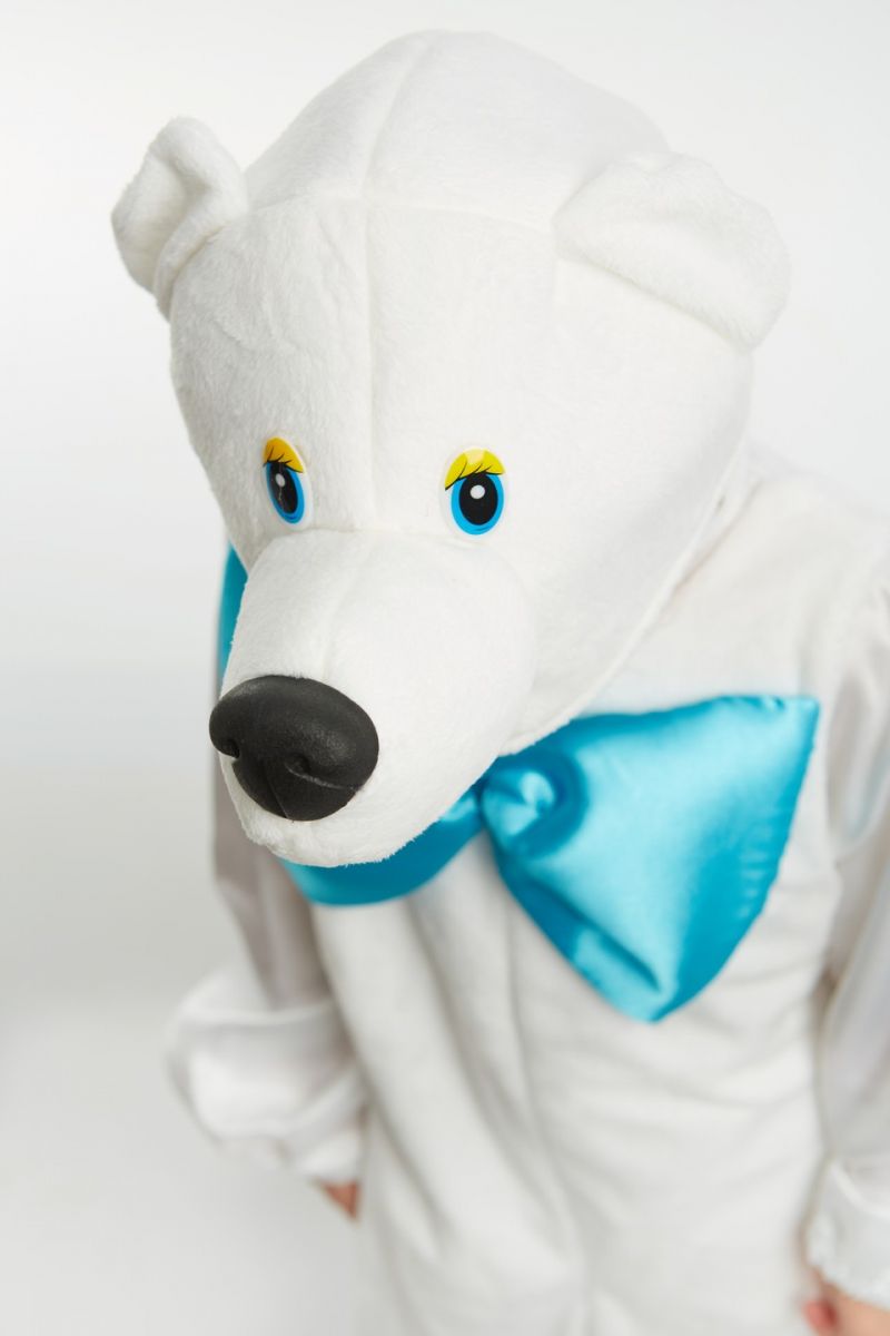Масочка - «Білий ведмідь» карнавальний костюм для хлопчика / фото №864