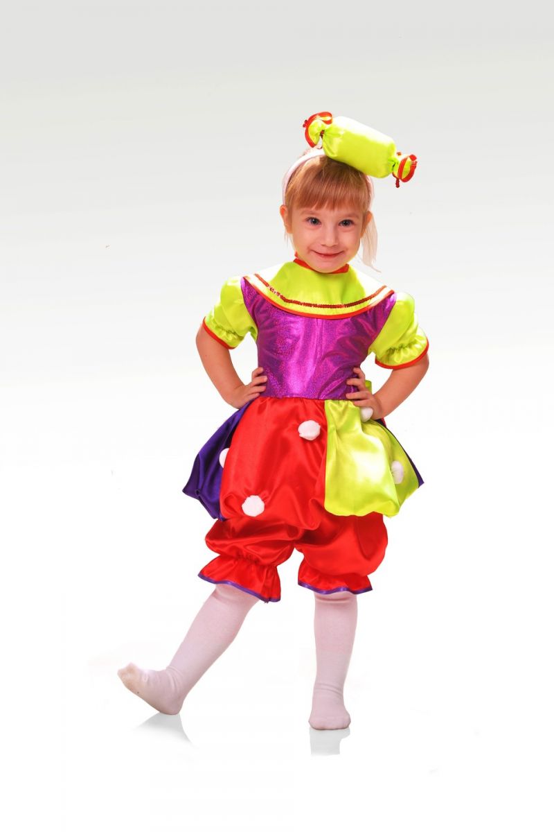 Конфетка «Праздничная» карнавальный костюм для девочки - Масочка