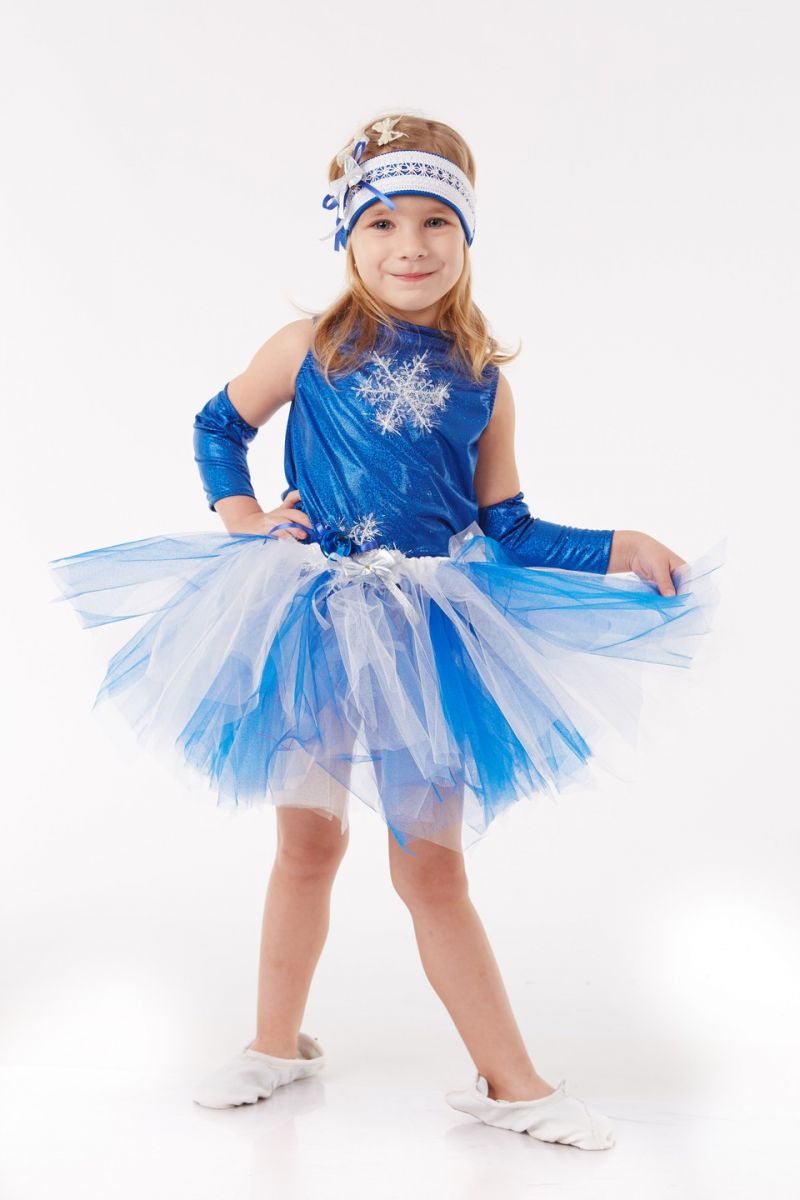 «Снежинка в пачке» карнавальный костюм для девочки