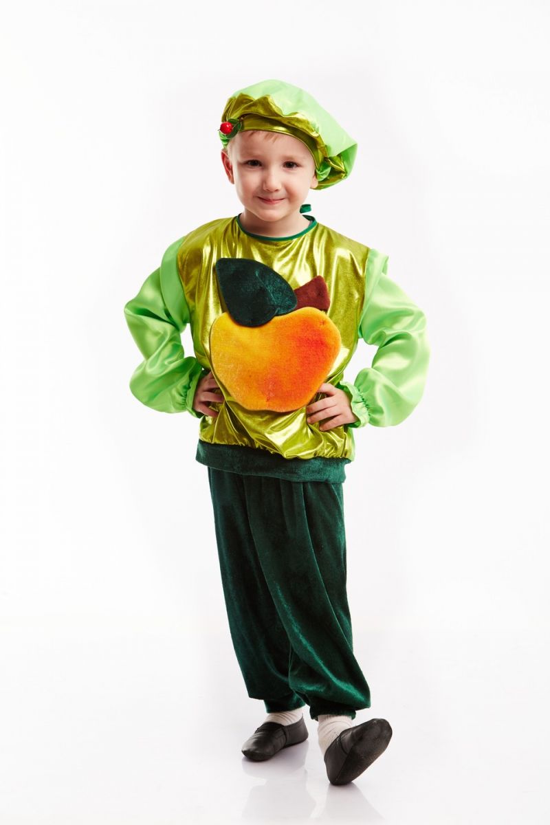 Масочка - «Яблоко» карнавальный костюм для мальчика / фото №944