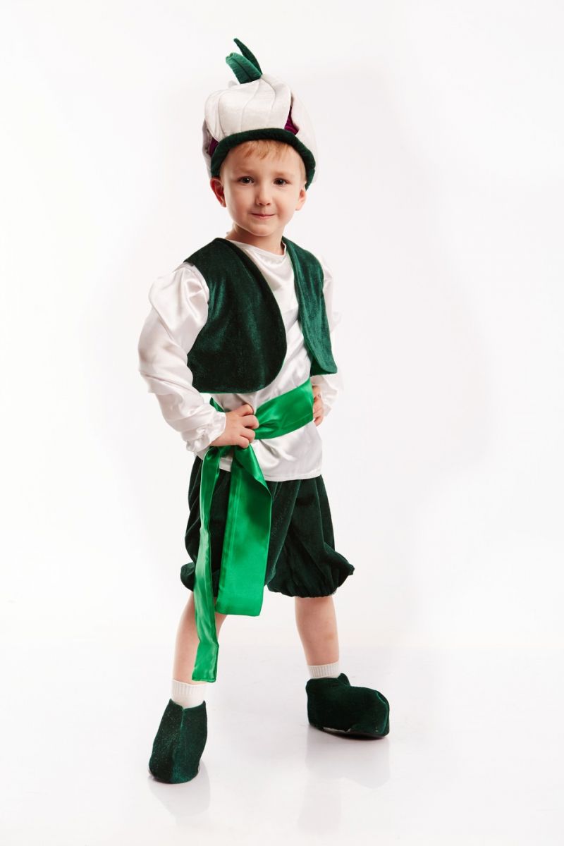 Масочка - «Чеснок» карнавальный костюм для мальчика / фото №945
